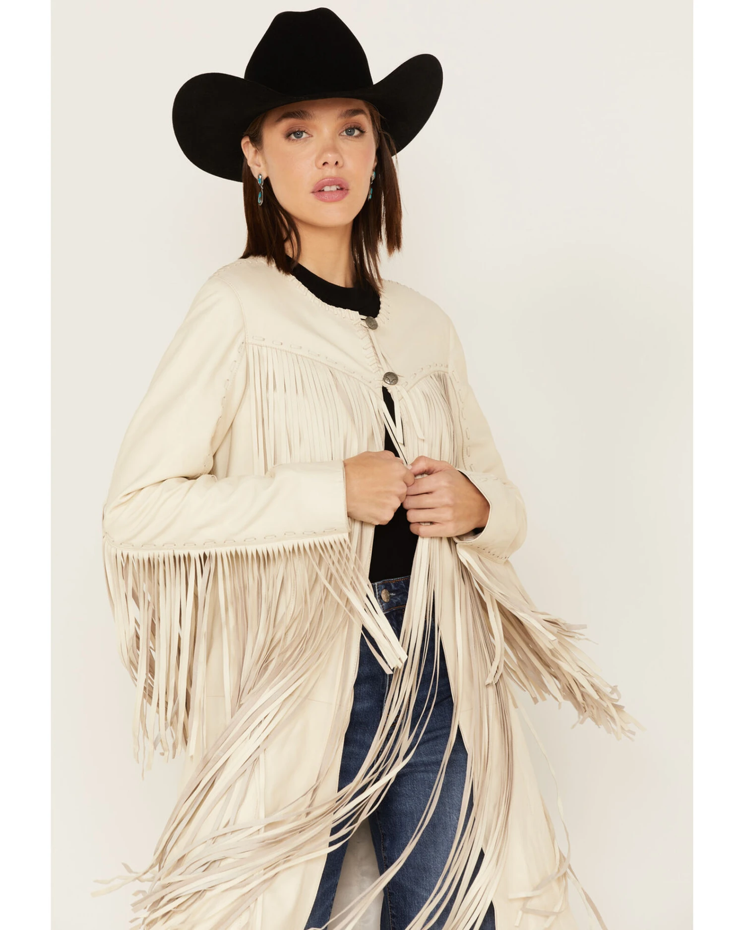 Double D Ranch Women's Pettycoat Fringe Duster 4 Double D Ranch Women's Pettycoat Fringe Duster - Image 2