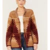 Cotton & Rye Women's Southwestern Knit Cardigan
