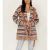 Idyllwind Women's Abilene Striped Fringe Cardigan -Country Outfitter Shop 2000380716 400 P1