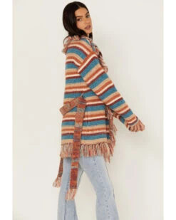 Idyllwind Women's Abilene Striped Fringe Cardigan -Country Outfitter Shop 2000380716 400 P2