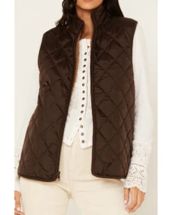 Cleo + Wolf Women's Reversible Sherpa Vest -Country Outfitter Shop 2000380766 251 P3