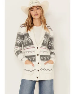 Cleo + Wolf Women's Fairisle Cardigan -Country Outfitter Shop 2000380776 103 P1