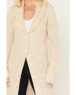 Cleo + Wolf Women's Boucle & Cable Knit Duster 9 Cleo + Wolf Women's Boucle & Cable Knit Duster -Country Outfitter Shop 2000380784 103 P3