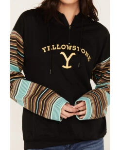 Changes Women's Serape Striped Yellowstone Hoodie -Country Outfitter Shop 2000382609 442 P3