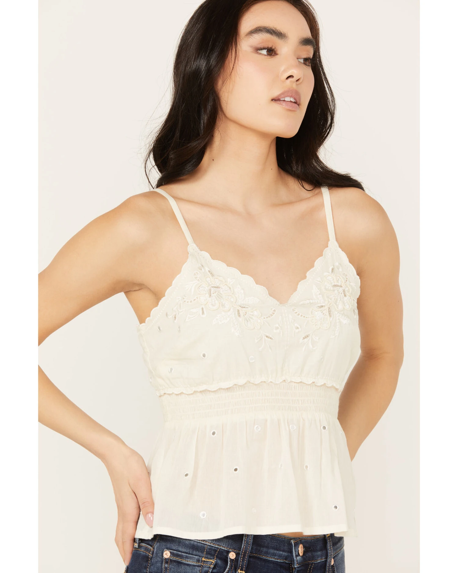 Shyanne Women's Mirror Embroidered Cami 3 Shyanne Women's Mirror Embroidered Cami