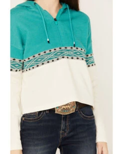 RANK 45 Women's Half Zip Hooded Pullover -Country Outfitter Shop 2000382876 442 P3