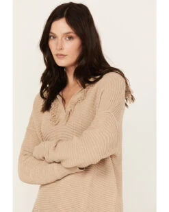 Cleo + Wolf Women's Drop Shoulder Ribbed Sweater -Country Outfitter Shop 2000382942 295 P2