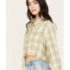 Cleo + Wolf Women's Long Sleeve Cropped Shirt -Country Outfitter Shop 2000382951 300 P2