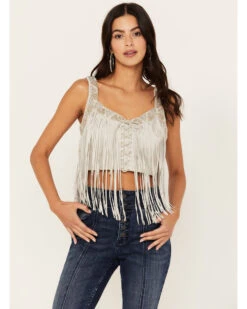 Idyllwind Women's Georgia Fringe Lace-Up Bustier 9 Idyllwind Women's Georgia Fringe Lace-Up Bustier -Country Outfitter Shop 2000382970 026 P2