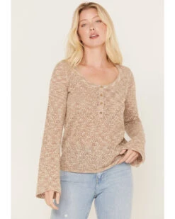 Idyllwind Women's Ranger Pointelle Henley Long Sleeve Shirt 8 Idyllwind Women's Ranger Pointelle Henley Long Sleeve Shirt -Country Outfitter Shop 2000382998 104 P1