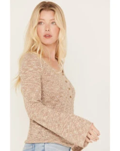 Idyllwind Women's Ranger Pointelle Henley Long Sleeve Shirt 9 Idyllwind Women's Ranger Pointelle Henley Long Sleeve Shirt -Country Outfitter Shop 2000382998 104 P2