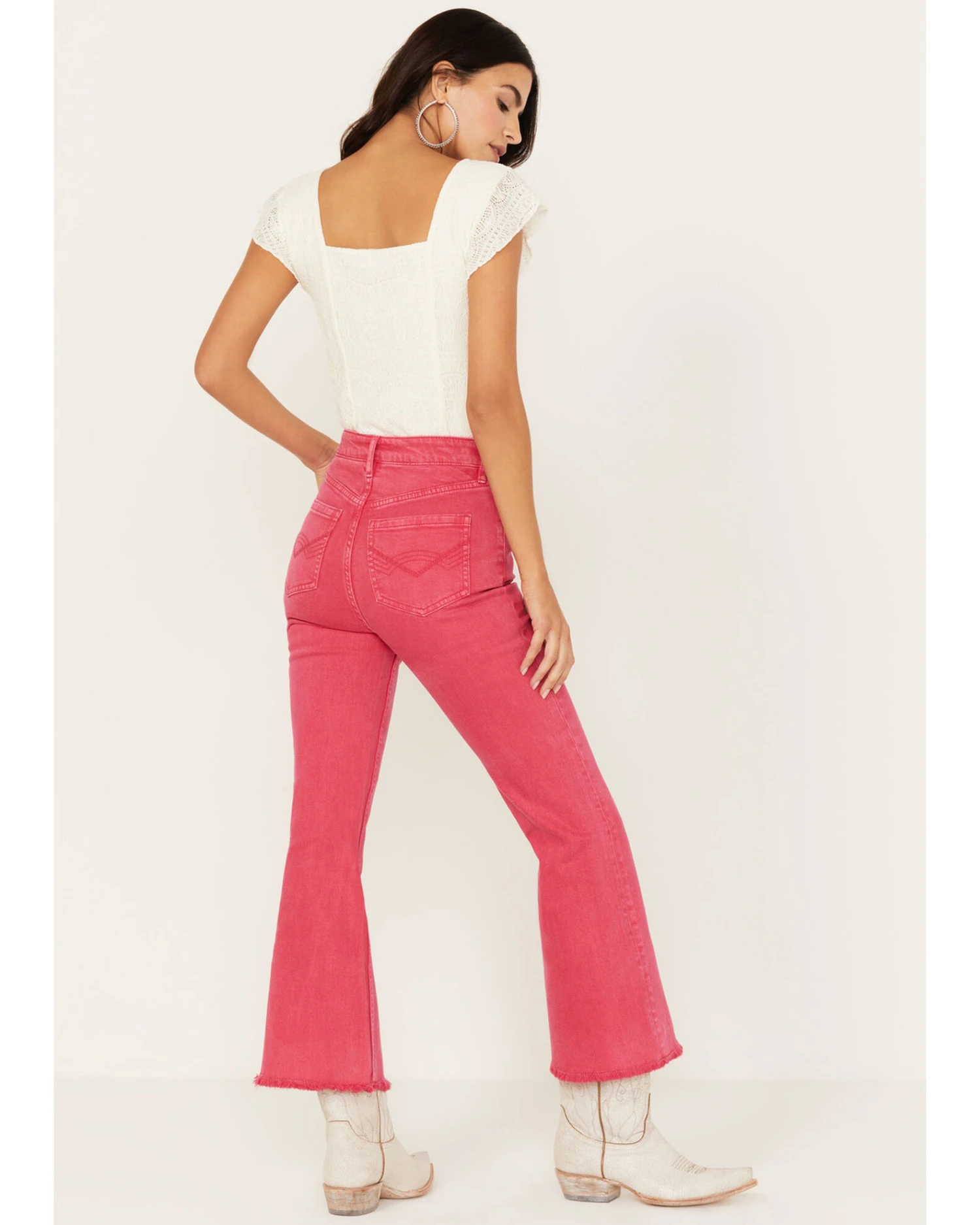 Idyllwind Women's High Risin Kick Stretch Flare Jeans 4 Idyllwind Women's High Risin Kick Stretch Flare Jeans - Image 2