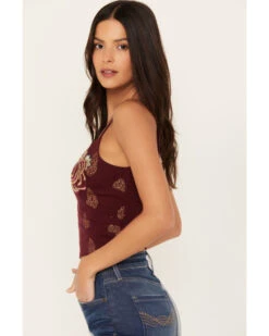 Idyllwind Women's Jessamine Embroidered Smocked Back Crop Top -Country Outfitter Shop 2000386122 642 P2