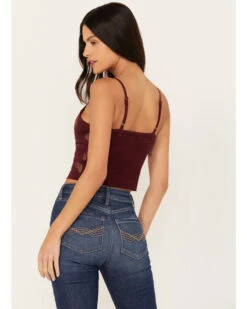 Idyllwind Women's Jessamine Embroidered Smocked Back Crop Top -Country Outfitter Shop 2000386122 642 P4