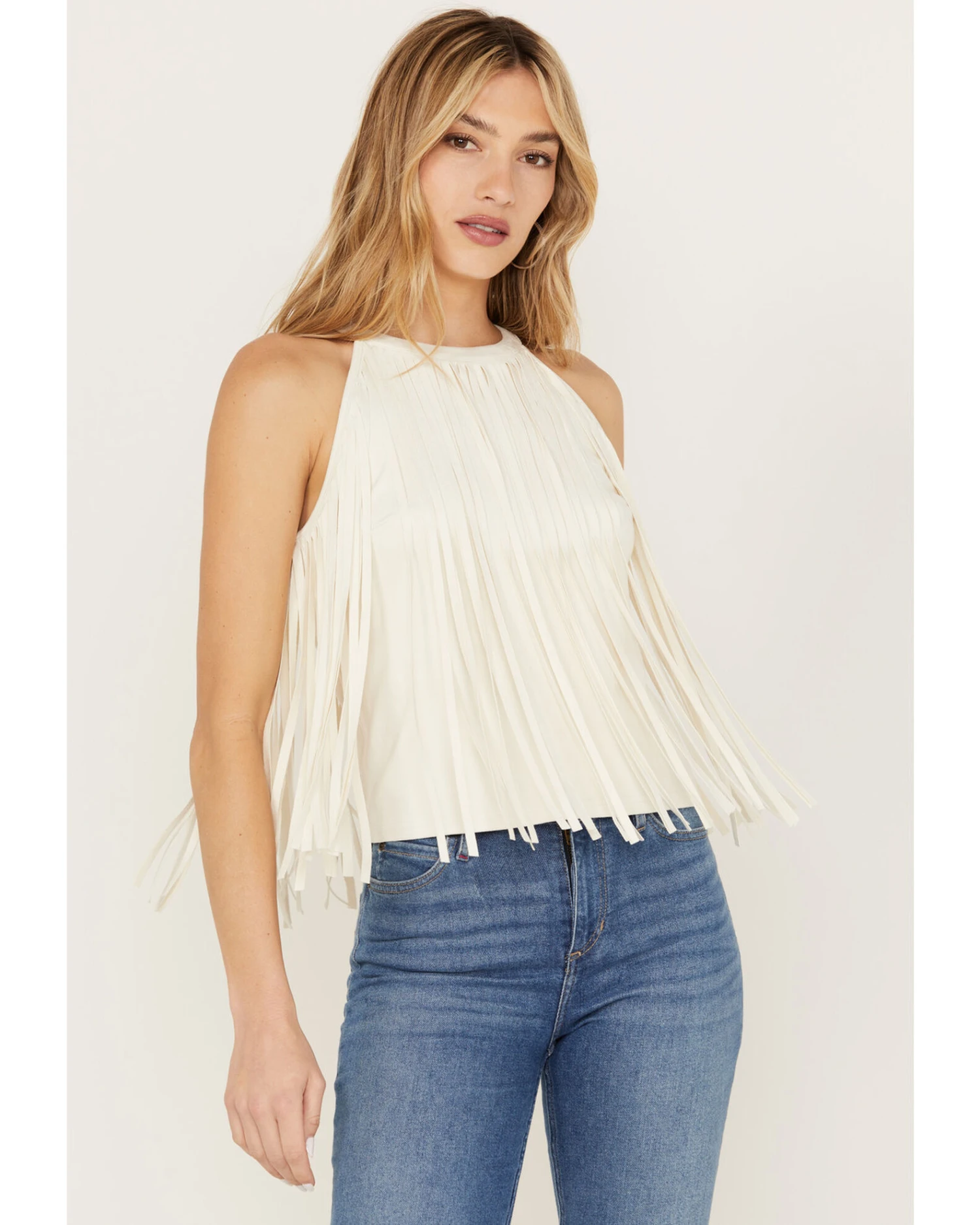 Idyllwind Women's Madie Faux Suede Fringe Tank 6 Idyllwind Women's Madie Faux Suede Fringe Tank - Image 4