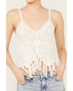 Shyanne Women's Crochet Fringe Tank