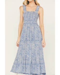 Yura Women's Western Tiered Sleeveless Midi Dress -Country Outfitter Shop 2000388346 400 P3