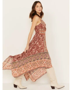 Angie Women's Floral Border Print Dress 9 Angie Women's Floral Border Print Dress -Country Outfitter Shop 2000391055 220 P2