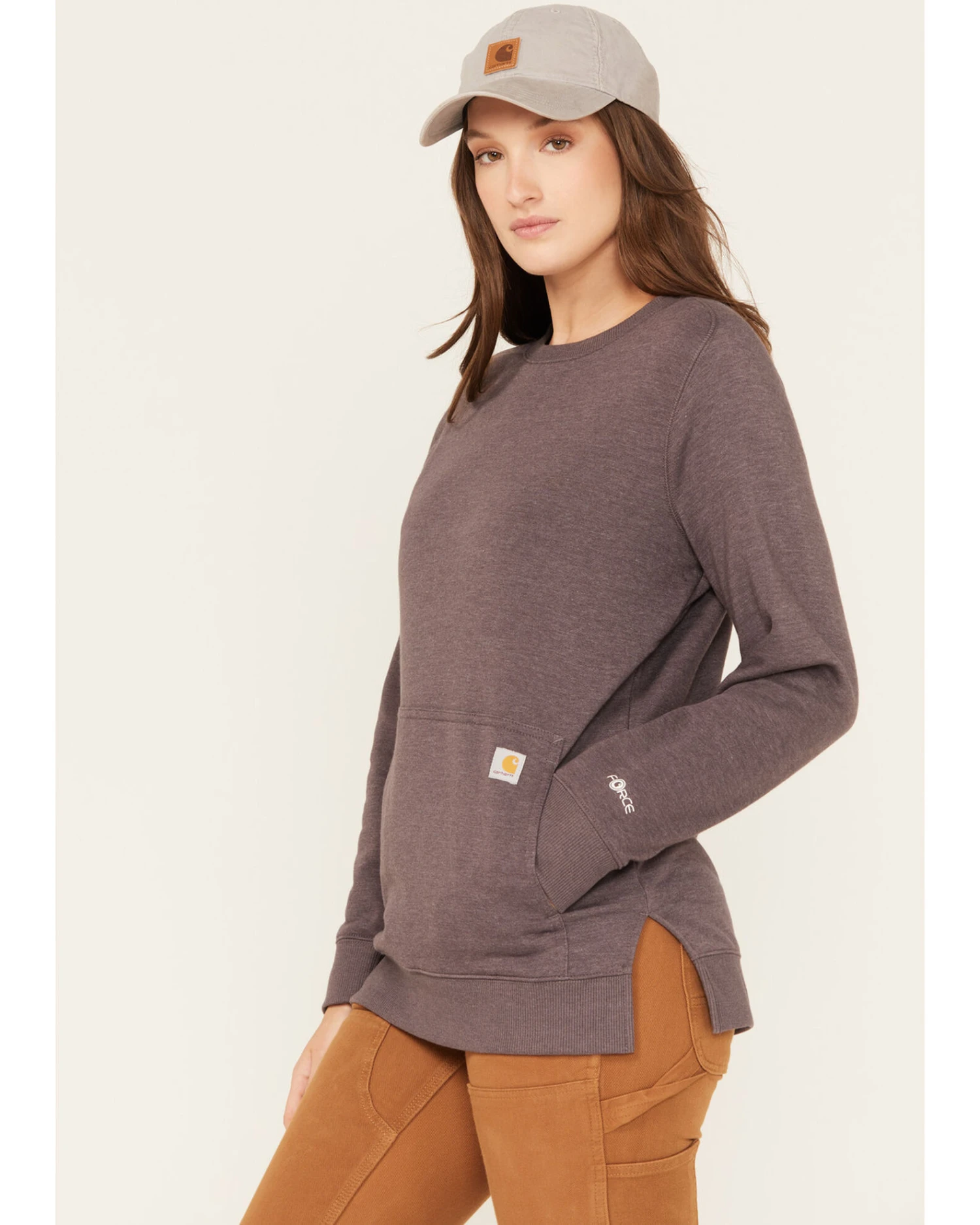 Carhartt Women's Force® Relaxed Fit Lightweight Sweatshirt 3 Carhartt Women's Force® Relaxed Fit Lightweight Sweatshirt