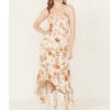 Wild Moss Women's Floral High Low Hem Dress 1 Wild Moss Women's Floral High Low Hem Dress -Country Outfitter Shop 2000393335 103 P1