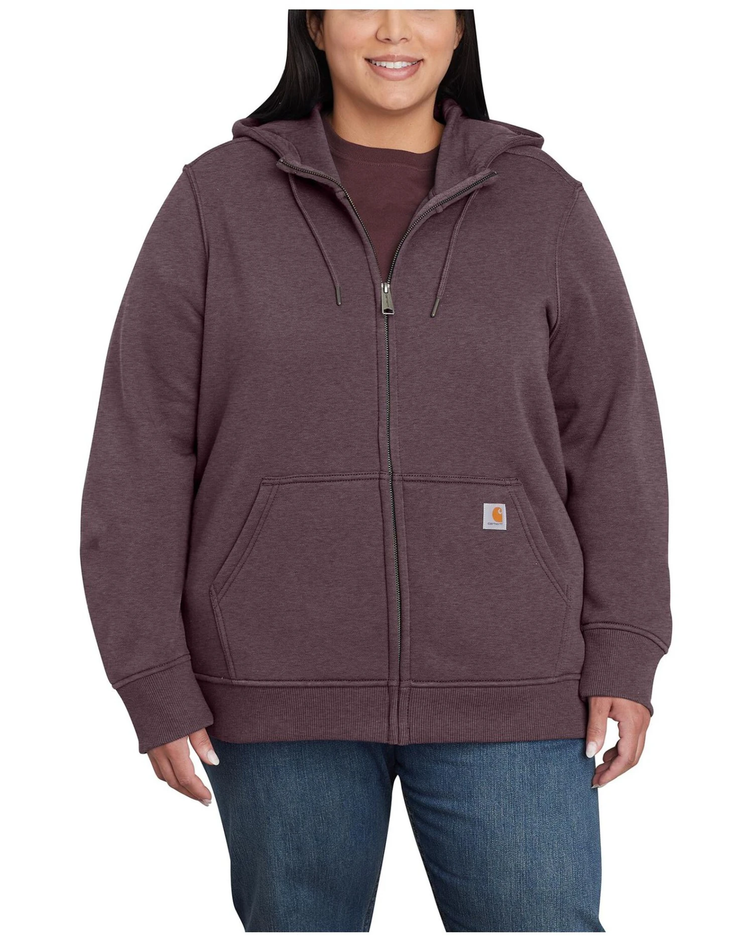 Carhartt Women's Relaxed Fit Midweight Full-Zip Jacket - Plus 3 Carhartt Women's Relaxed Fit Midweight Full-Zip Jacket - Plus - Image 2
