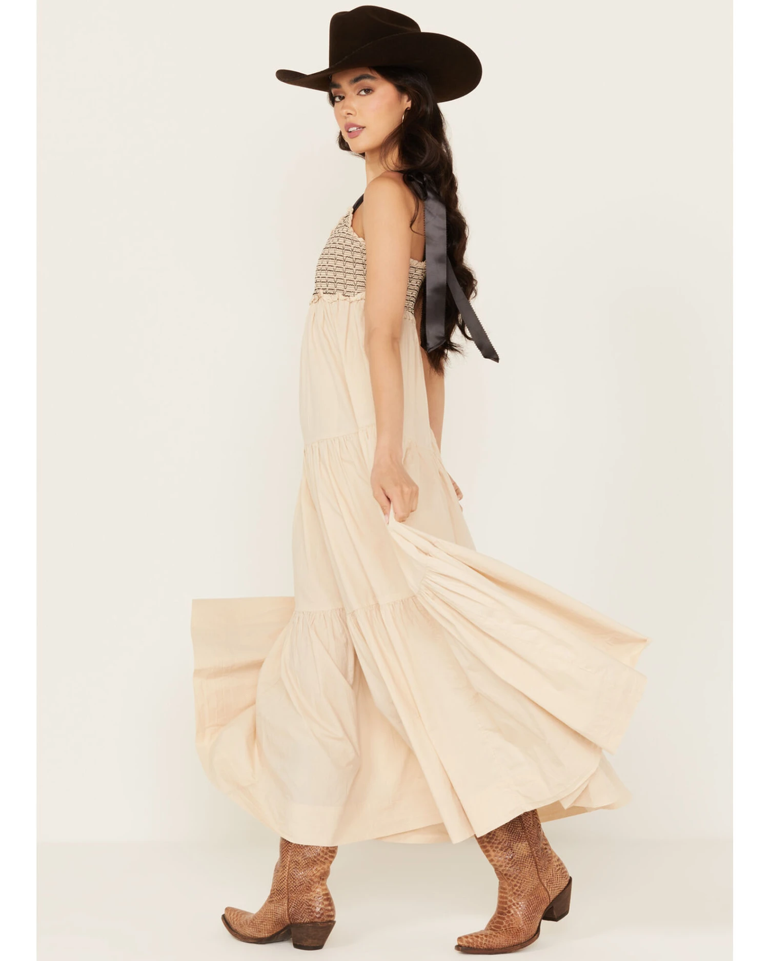 Free People Women's Bluebell Solid Maxi Dress 3 Free People Women's Bluebell Solid Maxi Dress